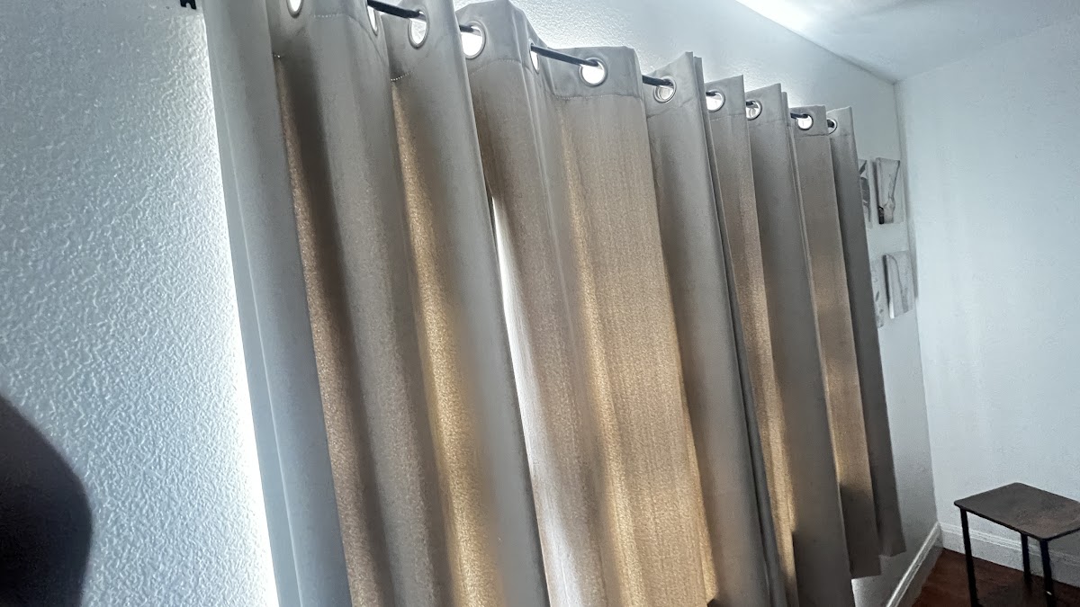 Beige Blackout Curtains