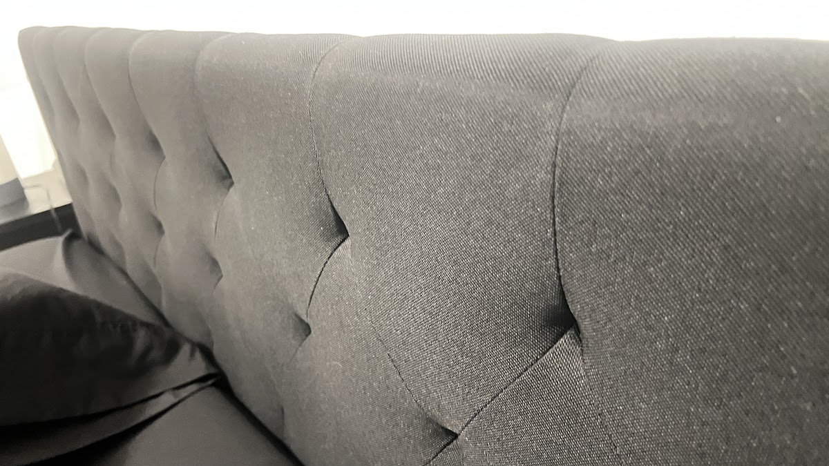Black Tufted Headboard