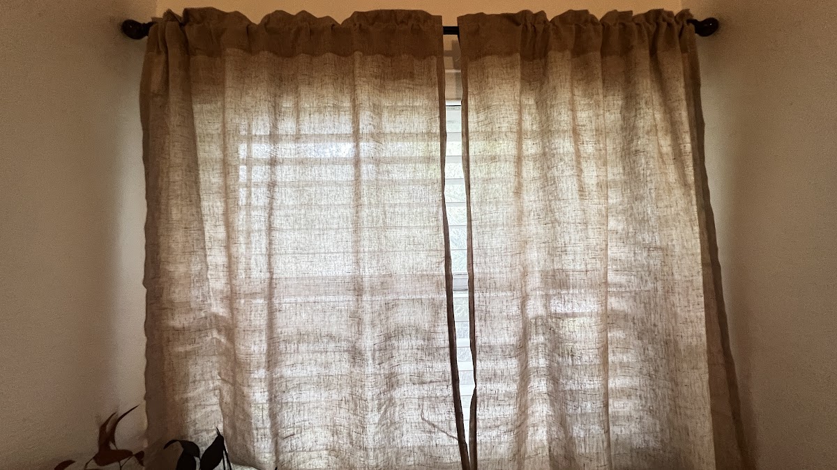Neutral Linen Blend Curtains