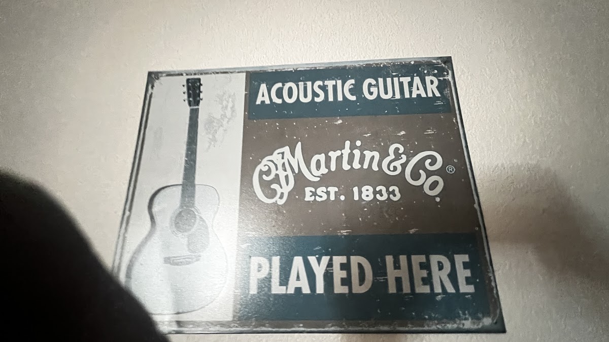 Martin & Co Acoustic Guitar Sign