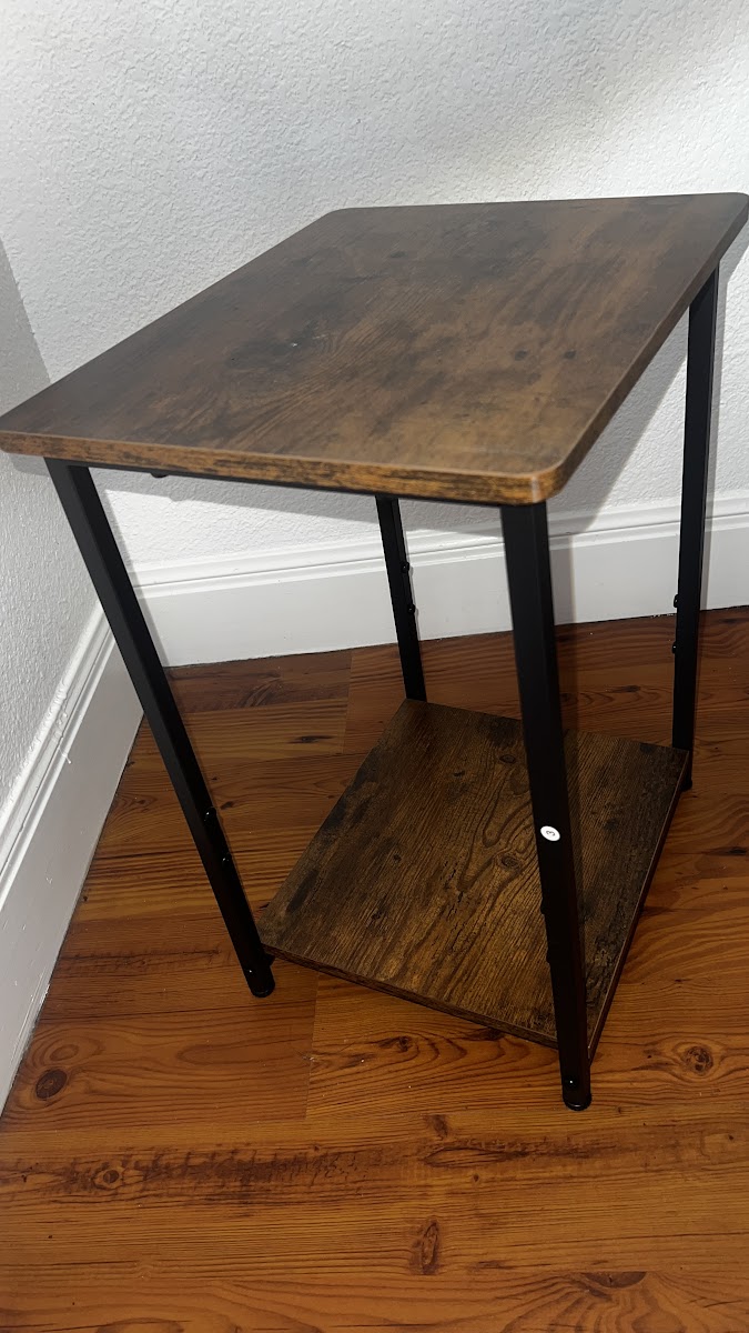 Rustic Brown End Table